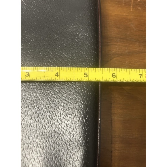 KATE SPADE Pebbled Leather Wristlet Clutch‎ Black Zip Close Pink Liner Cow - Picture 14 of 16